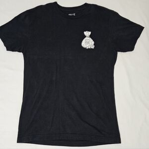 One7Six x Horse Party Distro Black Graphic T-Shirt Medium Free Candy Van Tee